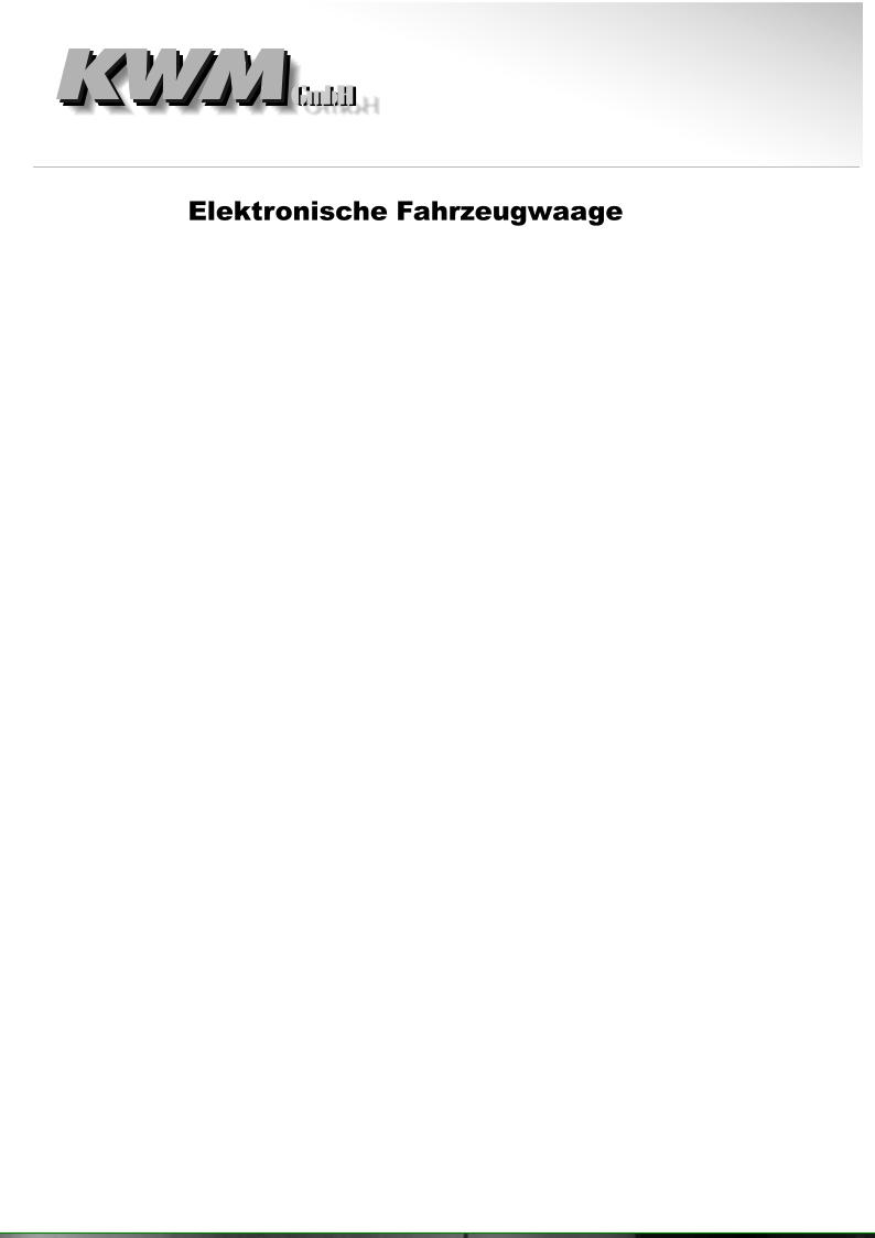 ElektronischeFahrzeugwaage GmbH GmbH